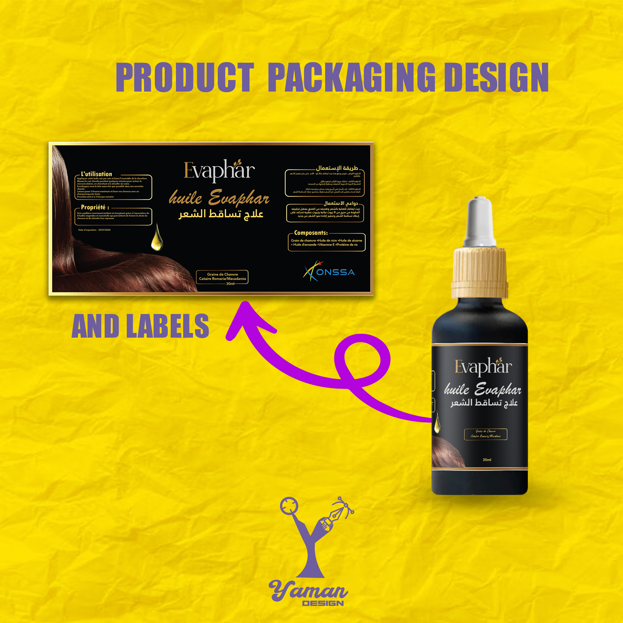 Evaphar Hair Care Packaging